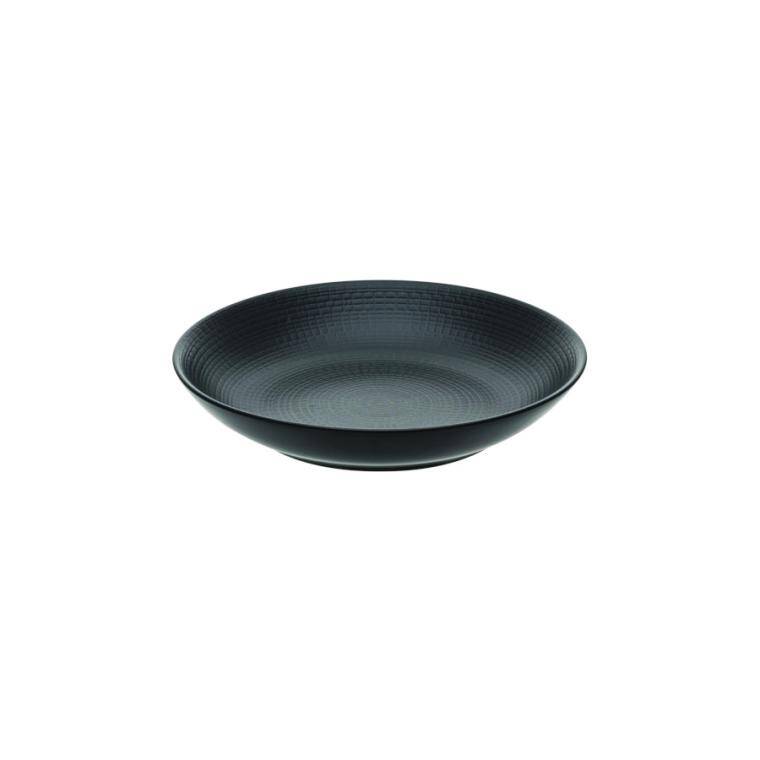 MODULO BLACK SHALLOW BOWL diam. 210 mm