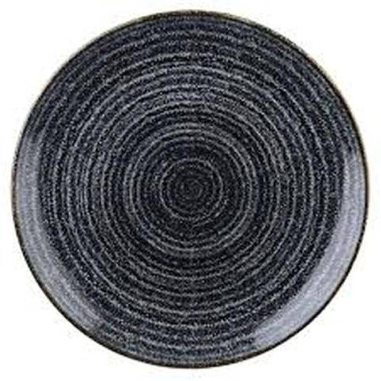 STUDIO PRINTS CHARCOAL BLACK Large Coupe Plate diam. 288 mm