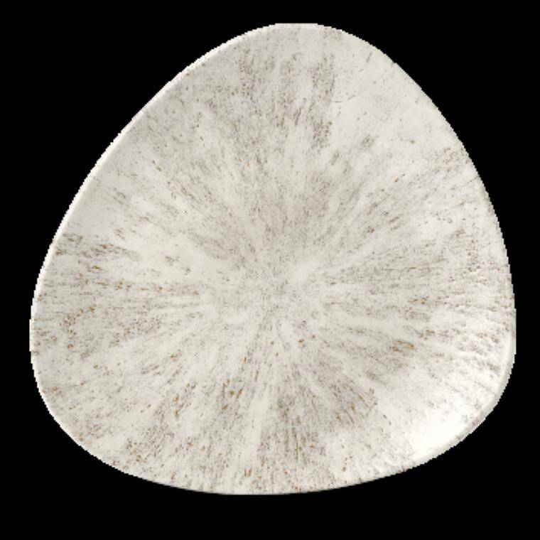 STONE AGATE GREY Triangle Plate 265x mm