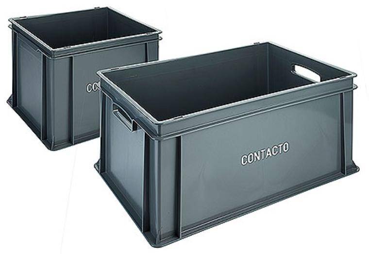 TRANSPORT BOX WITH GRIP HOLES, INSIDE: 56.5 X 36 C 400x mm