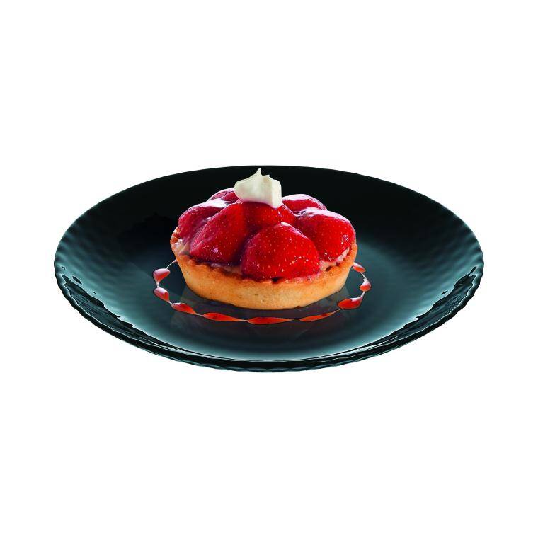 PAMPILLE NOIR TEMP PAMPILLE BLACK DESSERT PLATE 19