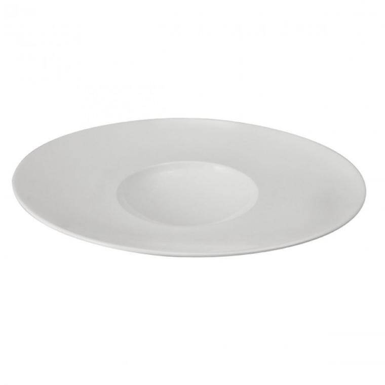 GOURMET SHALLOW BOWL W/WIDE OVAL RIM cap. 170 ml