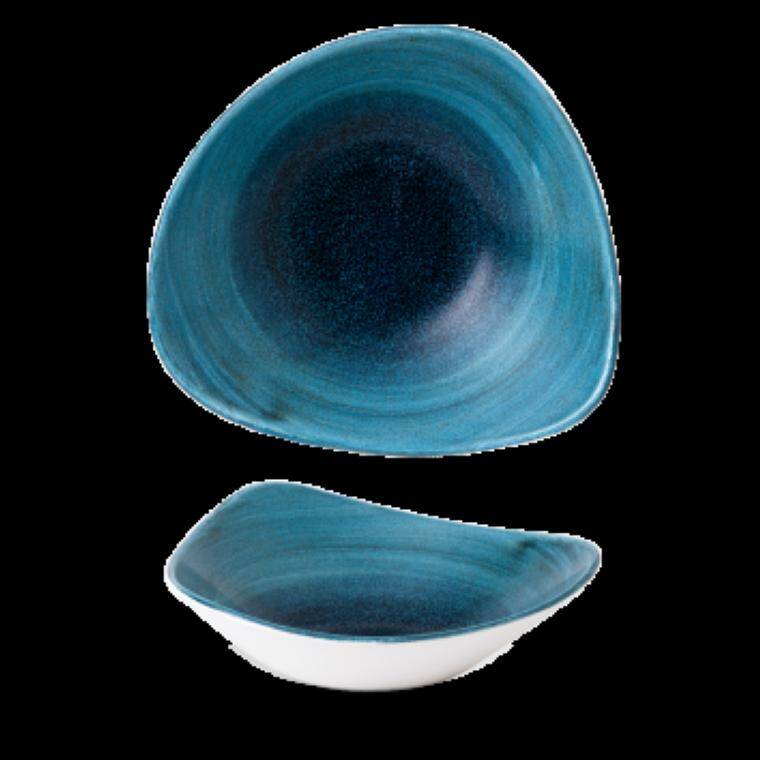 STONECAST AQUEOUS LAGOON Triangle Bowl cap. 600 ml