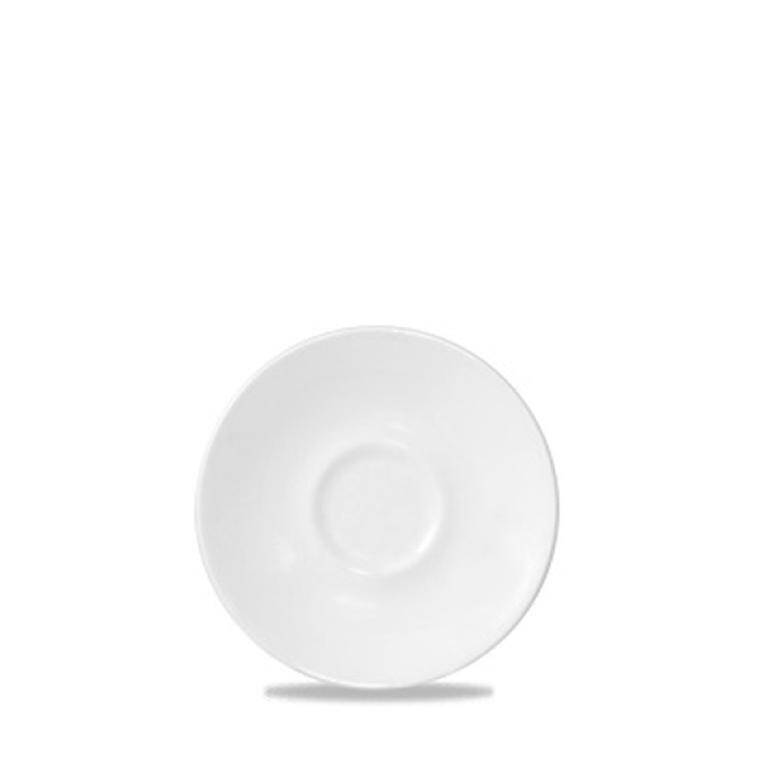 WHITE Espresso Saucer diam. 118 mm