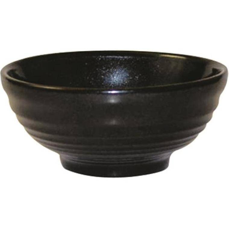 OYNX BLACK Ripple Snack Bowl 10oz cap. 280 ml