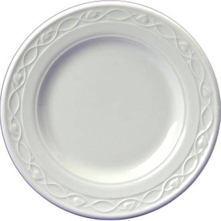 CHATEAU WHITE PLATE diam. 203 mm  Discontinued - Endeavour to supply until Dec 2024