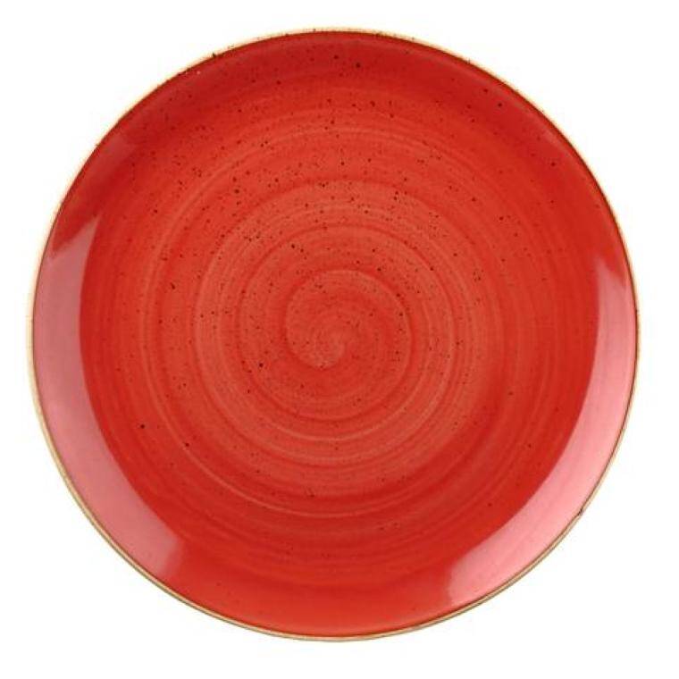 STONECAST BERRY RED Intermediate Coupe Plate diam. 260 mm