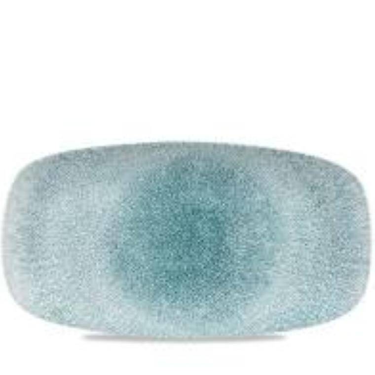 RAKU JADE GREEN CHEF'S OBLONG PLATTER 153x298 mm