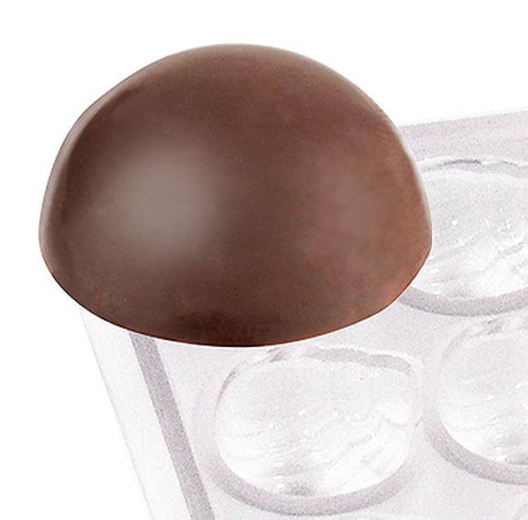 CHOCOLATE MOULDS HALF BALL 32 diam. 27 mm