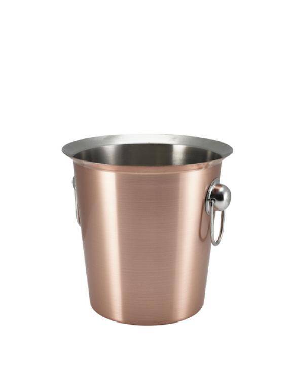 BARWARE COPPER WINE BUCKET WITH RING HANDLES cap. 4 l