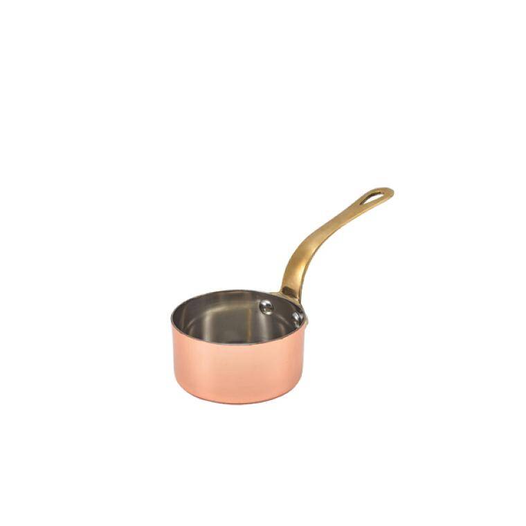 Table Presentation GenWare Mini Copper Sauce Pan 7 x 3.75cm cap. 160 ml