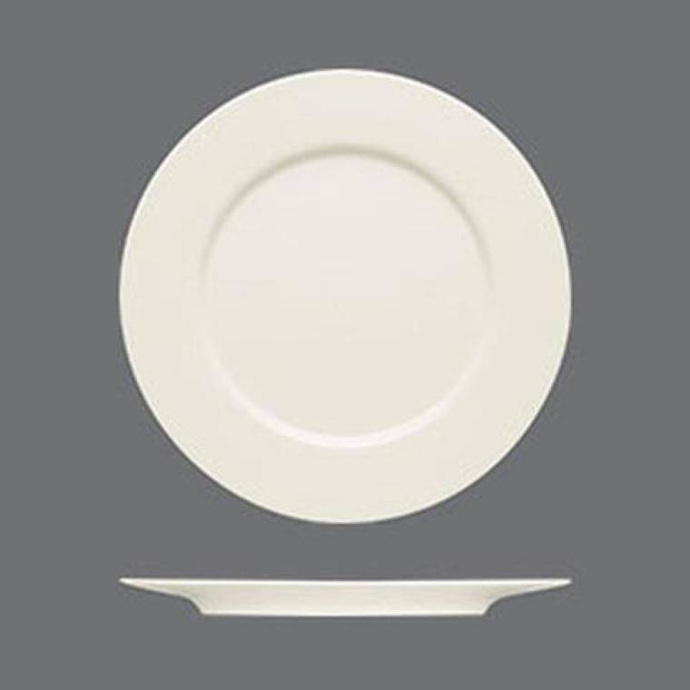 PURITY CLASSIC FLAT PLATE WITH RIM diam. 225 mm