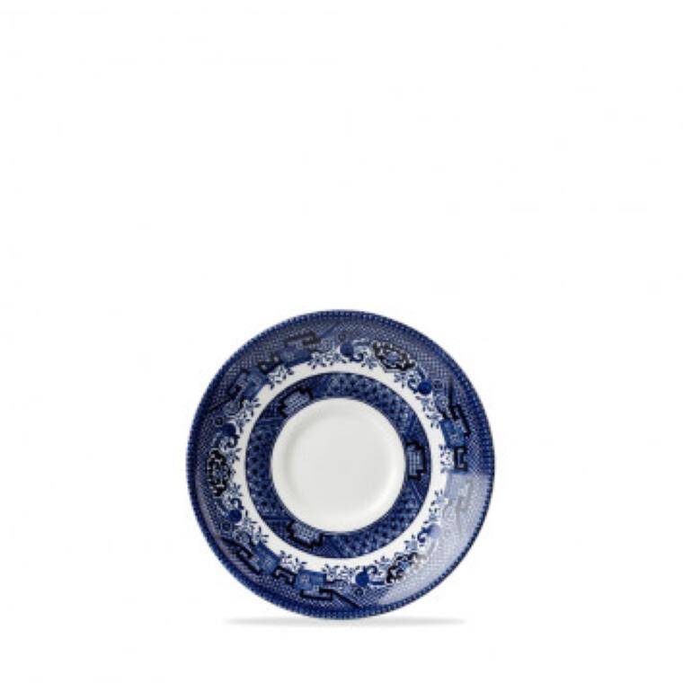 BLUE WILLOW Willow Georgian Saucer diam. 140 mm