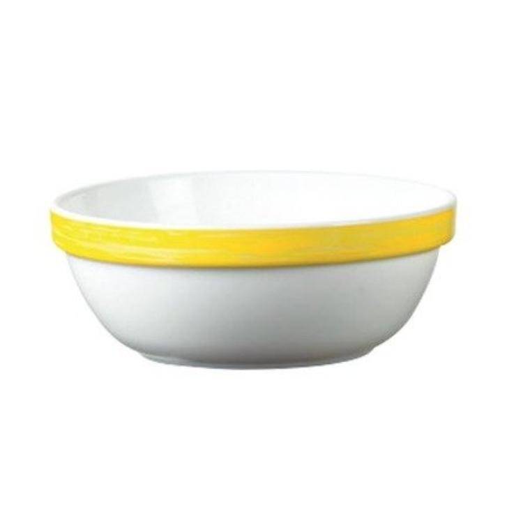 BRUSH YELLOW BOWL diam. 120 mm