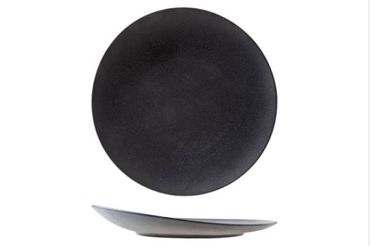 DAZZLE BLACK PLATE diam. 310 mm  CENA DO WYPRZEDANIA STOKU