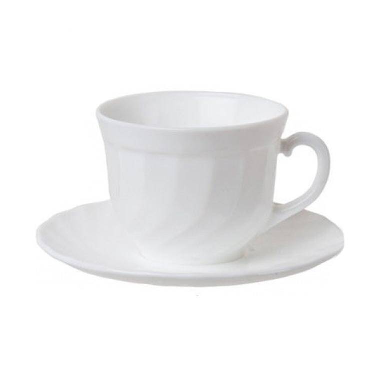 TRIANON COFFEE SET: CUP WITH SAUCER 8PCS cap. 280 ml