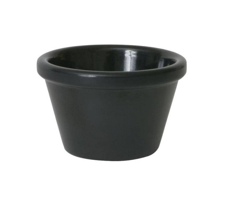 Table Presentation RAMEKIN 2OZ SMOOTH BLACK 73X35MM cap. 59 ml