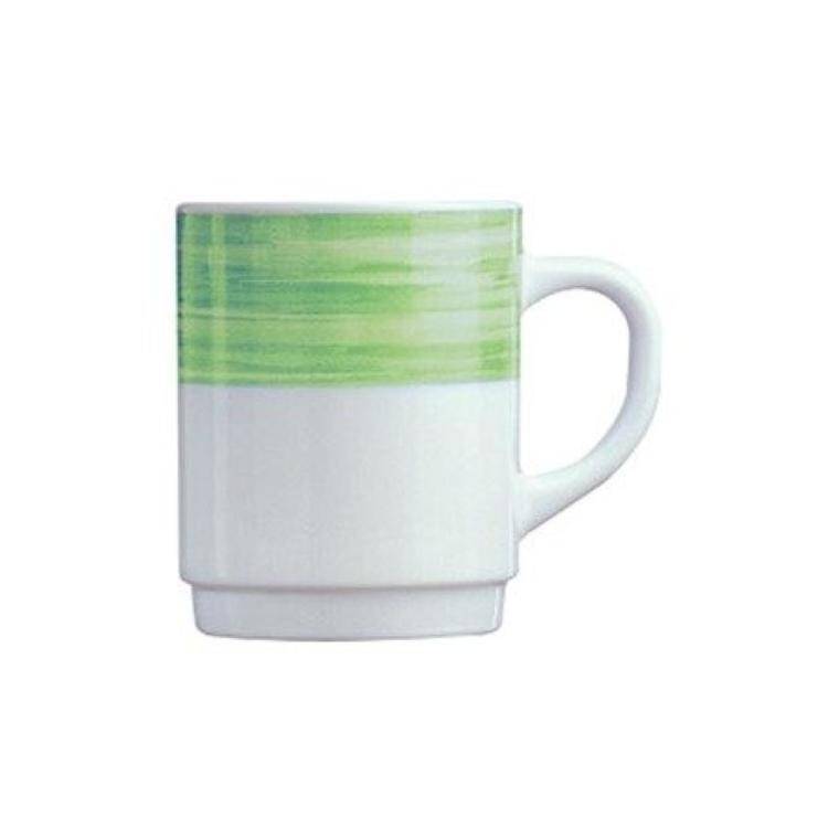 BRUSH GREEN MUG cap. 250 ml