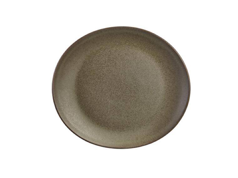 TERRA STONEWARE ANTIGO OVAL PLATE discontinued 250x220 mm  MAGAZYN UK