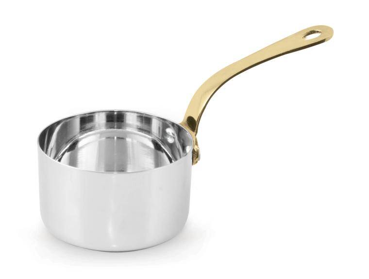 CHARMS, SAUCE POT, 1 HANDLE, STAINLESS STEEL, cap. 60 ml; diam. 55 mm; h. 30 mm