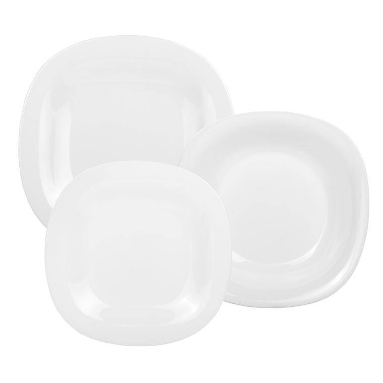 NEO CARINE BL UNI DINNER SERVICE NEO CARINE WHITE - 18 PCS