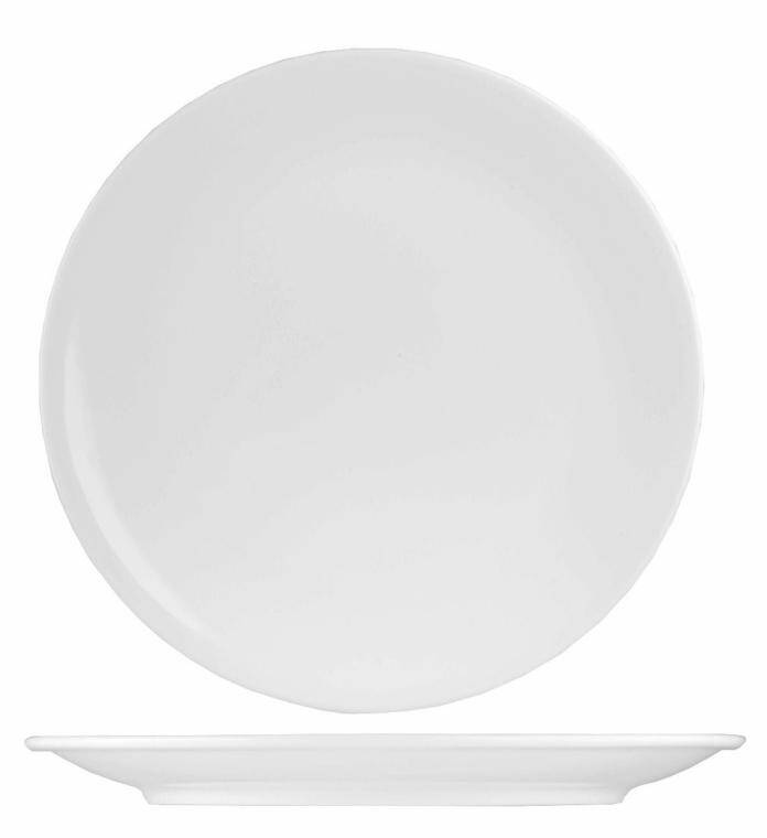 MENU PORCELAIN Coupe Plate 310x mm