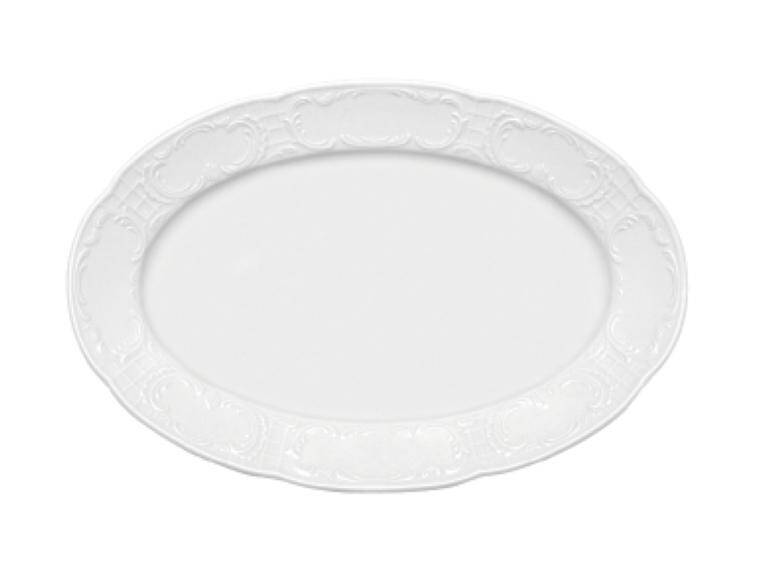 MOZART PLATTER OVAL WITH RIM diam. 360x241 mm