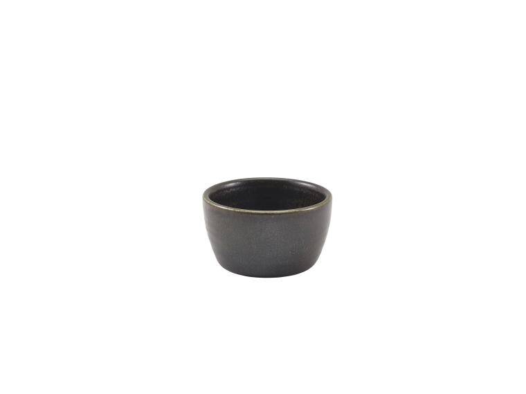 TERRA BLACK RAMEKIN poj. 130 ml; śr 78 mm; wys. 45 mm; szer. 78 mm; dł. 78 mm; XX-NEV-RAM-PBK4