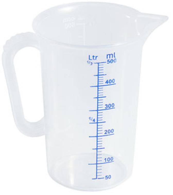 GRADUATED MEASURE replacement 304609 cap. 500 ml