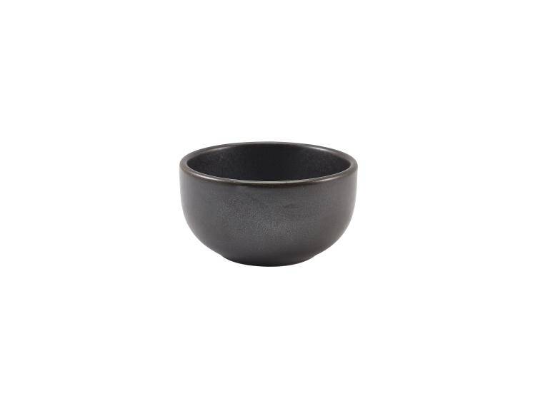 TERRA BLACK TERRA PORCELAIN BLACK ROUND BOWL cap. 360 ml