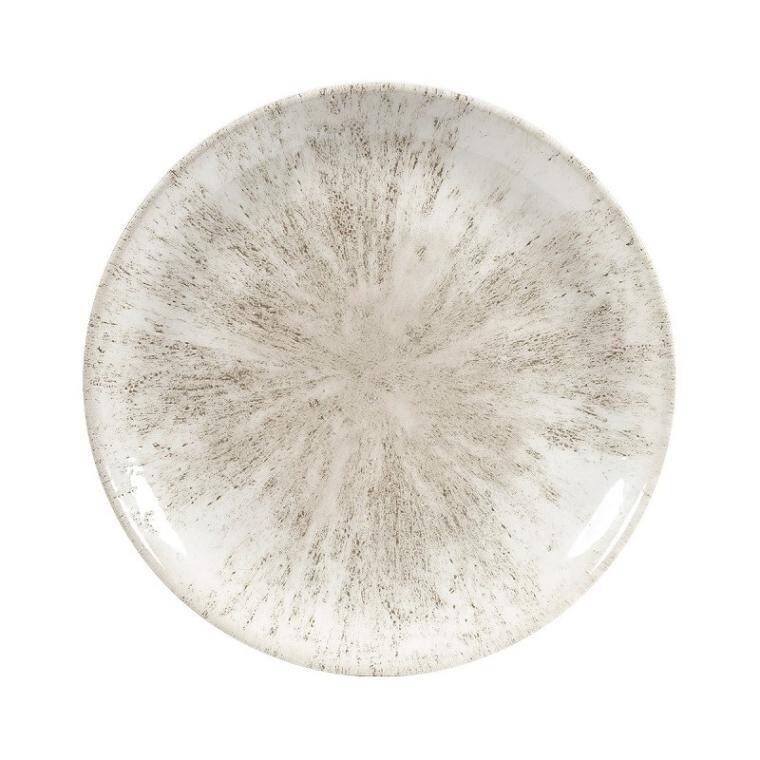 STONE AGATE GREY Medium Coupe Plate diam. 217 mm