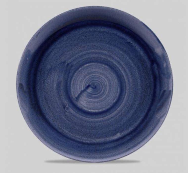 STONECAST PATINA COBALT BLUE Coupe Plate diam. 288 mm