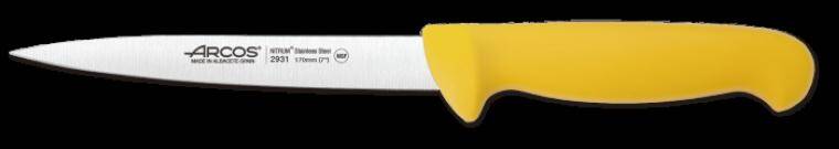 2900 SOLE KNIFE YELLOW (FLEXIBLE) 170 mm