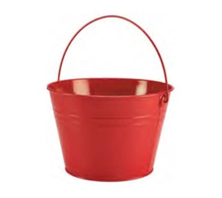 Table Pres Stainless Steel Serving Bucket 25cm Dia Red cap. 6 l  MAGAZYN UK