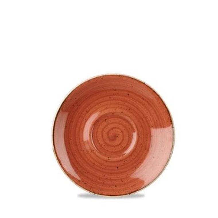 STONECAST SPICED ORANGE Saucer diam. 156 mm