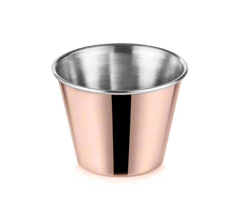 CHARMS, RAMEKIN,  COPPER, cap. 70 ml; diam. 60 mm; h. 44 mm