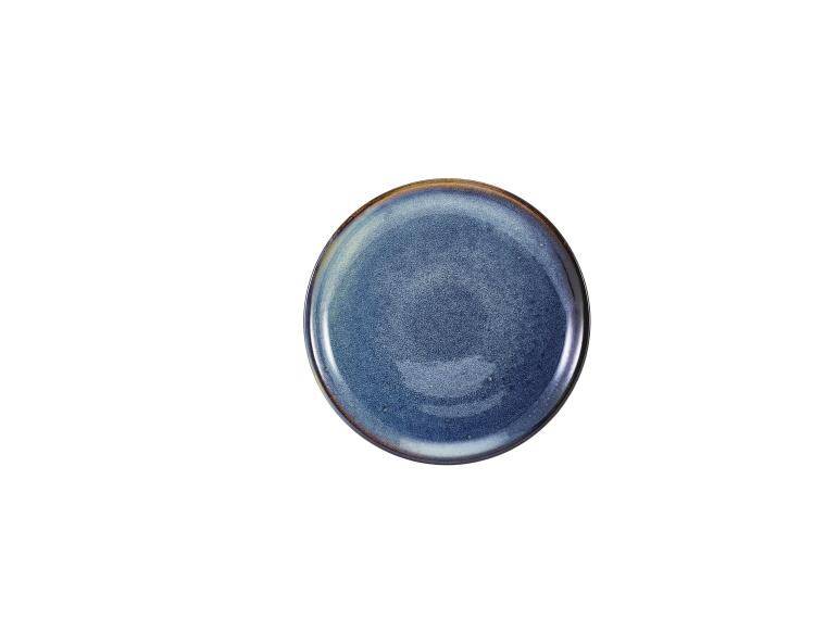 TERRA AQUA TERRA PORCELAIN AQUA BLUE COUPE PLATE diam. 190 mm