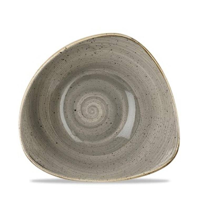 STONECAST GREY Triangle Bowl cap. 600 ml