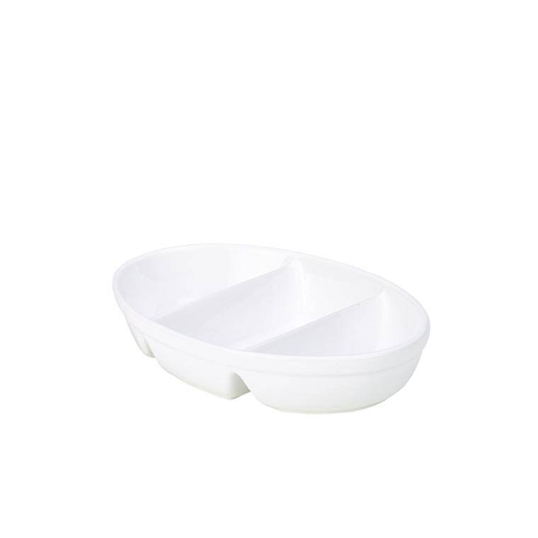 Cook & Serve R.G.3 Divided Veg. Dish 24cm White diam. 240 mm  MAGAZYN UK