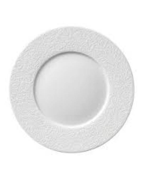 COLLECTION L'COUTURE ROUND DINNER PLATE W/WIDE RIM diam. 280 mm