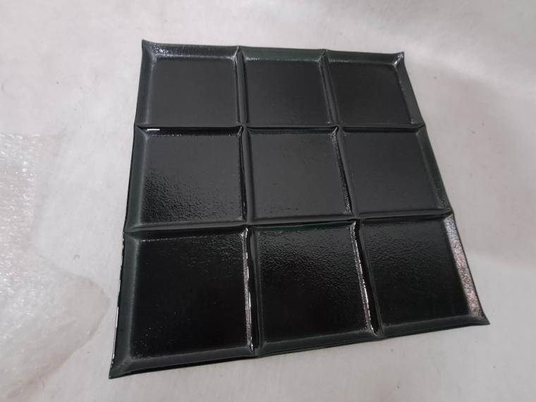 CHOCOLATE Tray 41x41cm - dark grey  CENA DO WYPRZEDANIA STOKU