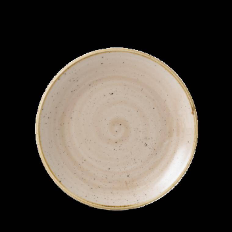 STONECAST NUTMEG CREAM Small Coupe Plate diam. 160 mm