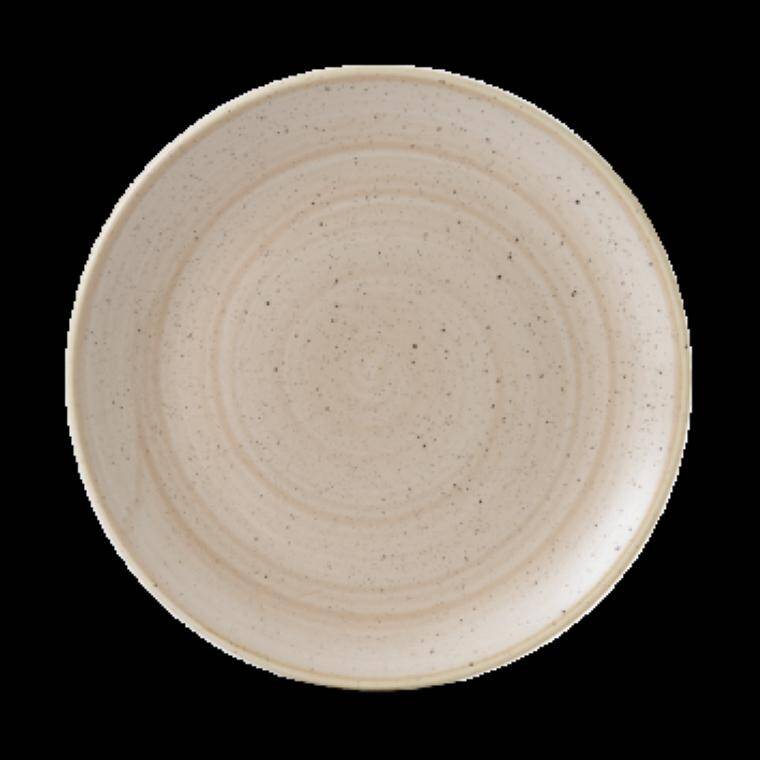 STONECAST NUTMEG CREAM Intermediate Coupe Plate diam. 260 mm