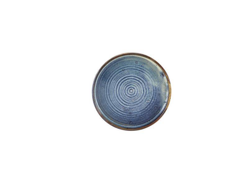 TERRA AQUA TERRA PORCELAIN AQUA BLUE PRESENTATION PLATE diam. 180 mm