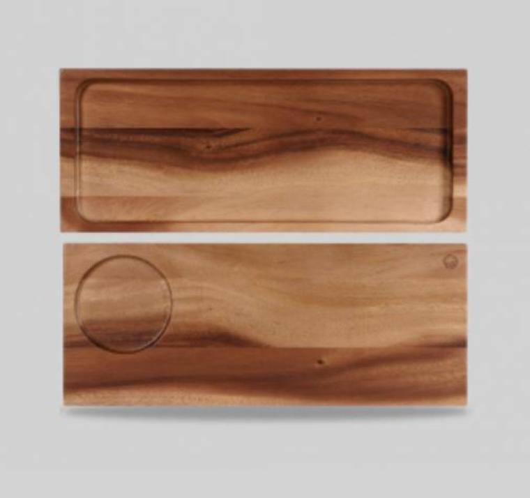 WOOD Acacia Wood Large Serving Board 165x410 mm