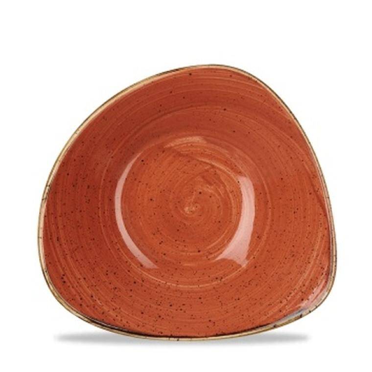 STONECAST SPICED ORANGE Triangle Bowl cap. 600 ml