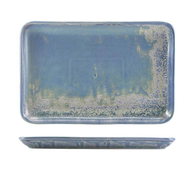 Terra Tableware Terra Porcelain Seafoam Rectangular Platter 30 x 20cm 200x300 mm