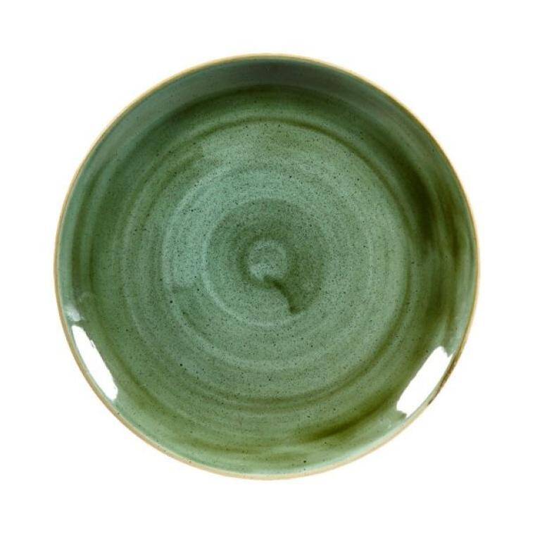 STONECAST SAMPHIRE GREEN Coupe Plate diam. 288 mm