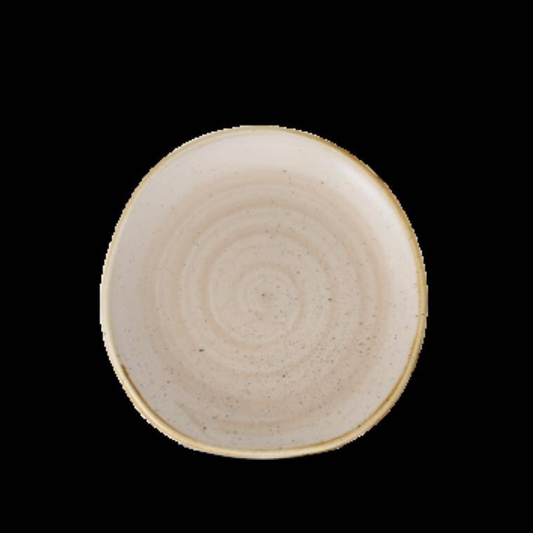 STONECAST NUTMEG CREAM Organic Round Plate diam. 186 mm