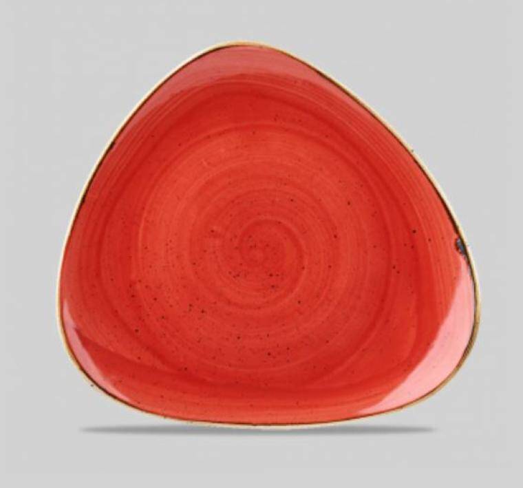 STONECAST BLUEBERRY Triangle Plate diam. 192 mm